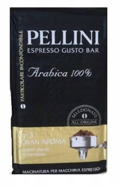 Pellini Gran Aroma 100% Arabica mletá káva 250 g