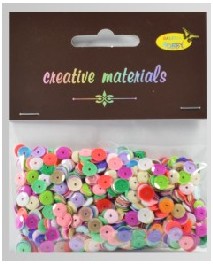 Priehľadné flitre 6mm 20g