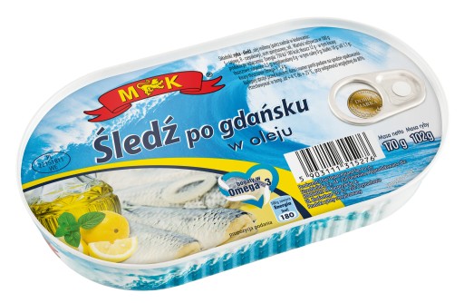 Sleď v Gdansku v oleji 170g MK