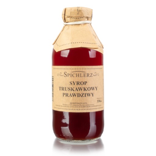 Jahodový sirup pravá jahodová šťava 330ml