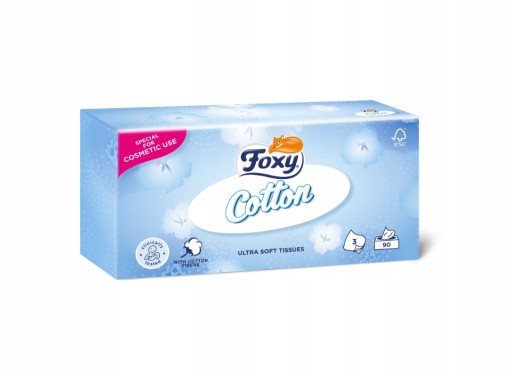 Foxy Cotton ultra jemné obrúsky 90 ks.