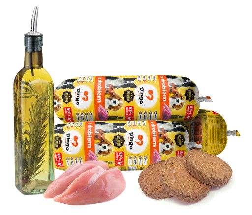 DINGO TYČINOVÁ TYČINA PRE PSA 83% KURACIE MÄSO 900G