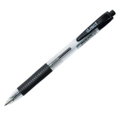 Lantu automatické guľôčkové pero, čierne, 0,7 mm