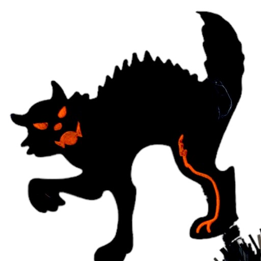 Čelenka Cat HALLOWEEN CAT BLACK WITCHES WITCHES