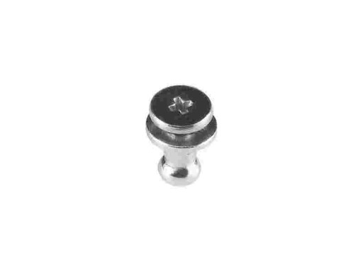 Guľôčková skrutka Knopik Rivet 5/4/8 mm Strieborná 5 ks