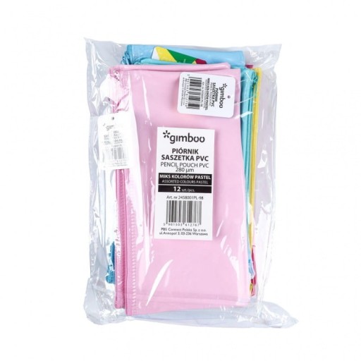 GIMBOO CERUŽKOVÁ TAŠKA, PLOCHÉ PVC, 280MIC PASTEL