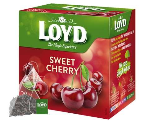 Express Ovocný čaj Sladká čerešňa SWEET CHERRY Hibiskus 20T LOYD