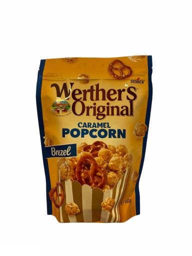 KARAMELOVÝ POPCORN A PRETZEL WERTHER'S ORIGINAL 140G