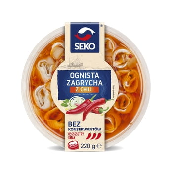 Ohnivý snack s chilli 220g seko