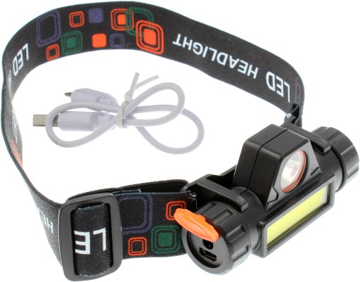 Čelovka s 2 T6 CREE a COB LED zdrojmi
