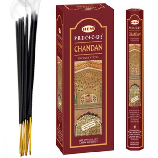 Indické vonné tyčinky Aroma Sandalwood Chandan Aroma 20 ks HEM