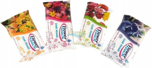 Vlhčené telové obrúsky Flower Touch 15 ks