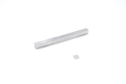 Neodymový tanierový magnet MPŁ 5x5x1 N38 50 ks.