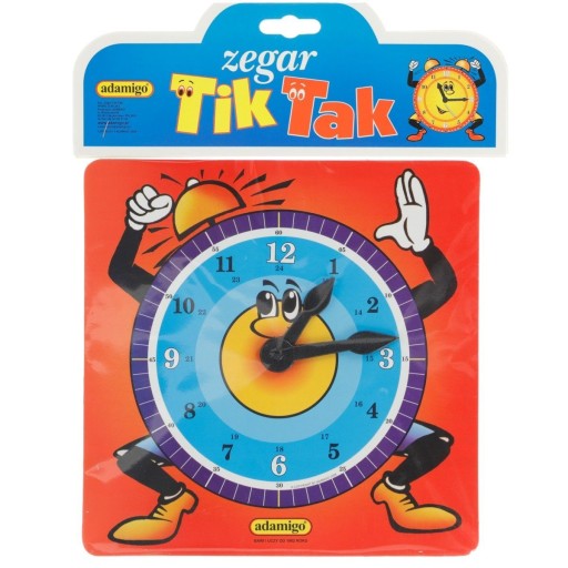 TICK-TACT CLOCK - Náučné hodiny, ADAMIGO
