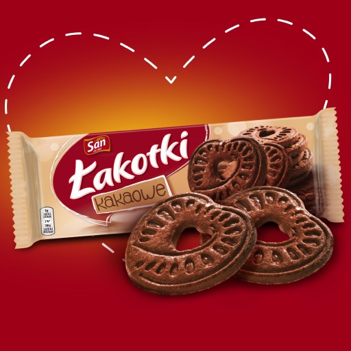 San Łakotki sušienky Kakaové sušienky, sušienky 168 g