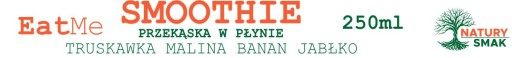 Ovocné smoothie 100% EATME Pink, 250ml