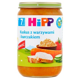 HiPP BIO Kuskus so zeleninou a kuracím mäsom po 7. mesiaci 220 g