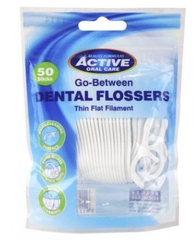 Zubná niť BF Active Oral Care, 50 ks