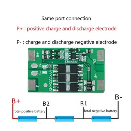 NABÍJACÍ MODUL BATÉRIE 3S 15A OCP 40A VYVAŽOVAČKA