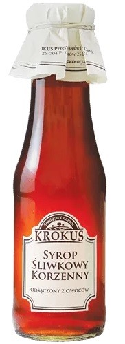SIRUP PIKÁRNY SLIVKOVÝ 355 g (280 ml) - KROKUS