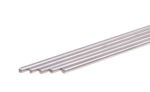 Nerezová, kyselinovzdorná tyč, priemer 4mm | 50 cm INOX / AIS304 / 1.4301 / 0H18N9