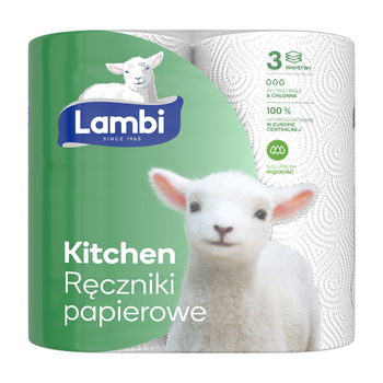 LAMBI kuchynská utierka 3 vrstvy 2x70 PEFC