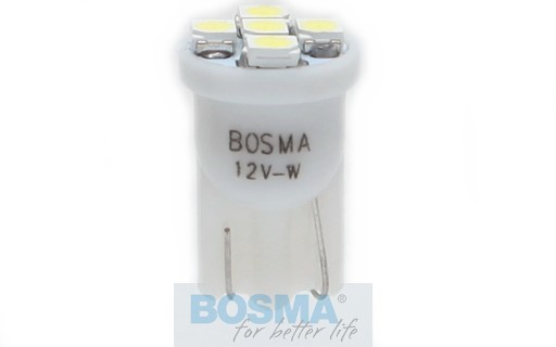 T10 LED 5 SMD 12V W5W žiarovka do parkovacieho svetla