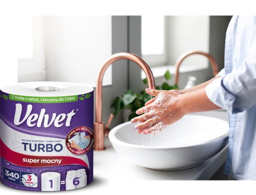 Zamatová papierová utierka TURBO 1 gigaroroll + ZADARMO