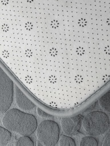 KÚPEĽŇOVÝ KOBEREC PROTIŠMYKOVÝ KOBEREC Mäkká KOBEREC ŠEDÁ ABSORBNÁ 50 x 80
