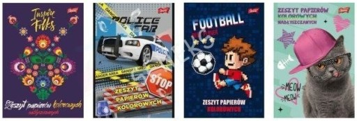 Lesklý papierový zápisník formátu A5 s 10 listami