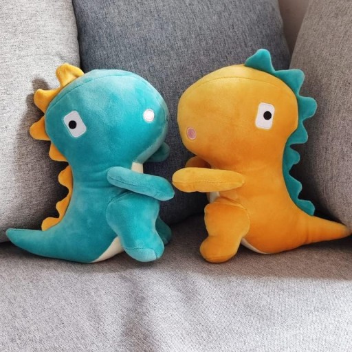 DINOSAUR PLYŠOVÝ MASKOT MEDVEĎ 25CM FARBY