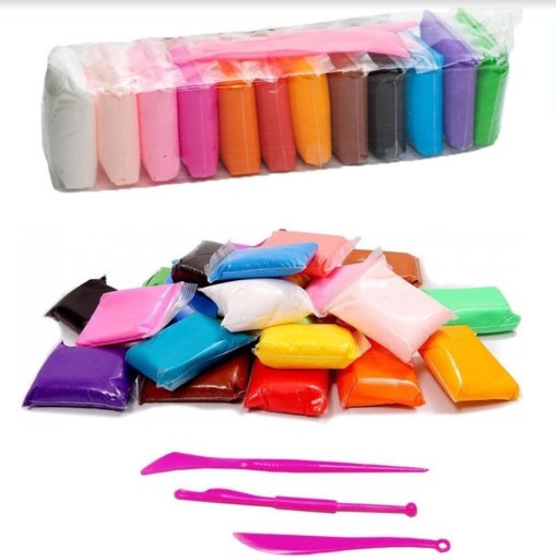 PLASTICINE SENSO CLAY POLYMER FOAM 12 ks