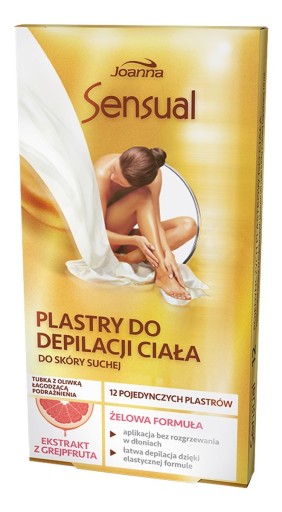Depilačné náplasti Joanna Body 1 balenie-12 ks