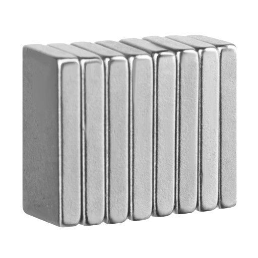 NEODYMIOVÉ MAGNETY 10X5X1MM 10KS PLOCHÉ
