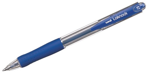 Uni SN-100 modré výsuvné guľôčkové pero 0,3 mm