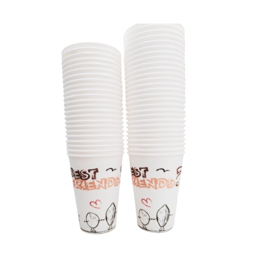 Papierový pohár Best Friend 300/350 ml návlek, 50 ks
