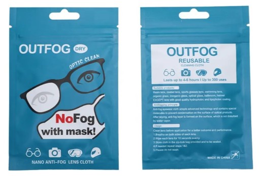 Utierka na okuliare z mikrovlákna značky OUTFOG