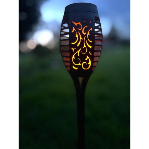 Solárna lampa Baterka s LED efektom Flame Fire Flame Garden Stick