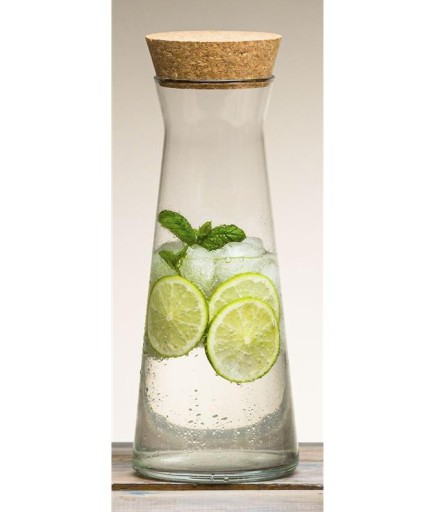 1 l karafa s prírodným korkom Trend Glass Emma