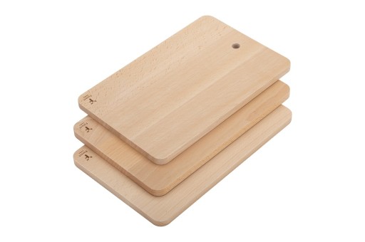 SET Doska na krájanie 3 kusy 23x15cm bukové drevo