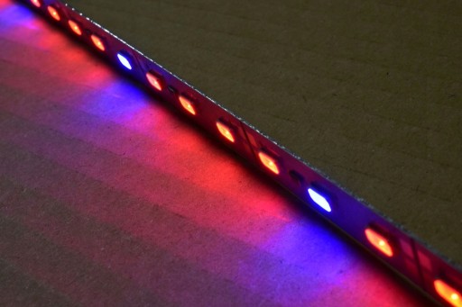 Pevný LED pás 5730 4,8W 12V ZÁVOD 4:1 hliník 0,5m