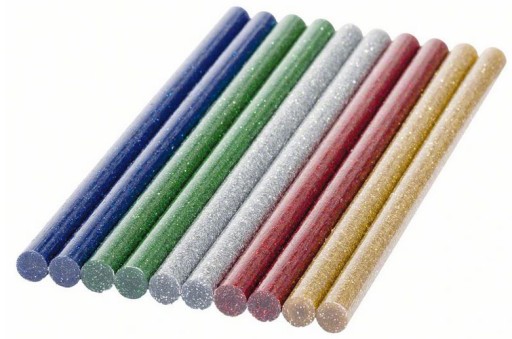 NÁPLŇOVÉ LEPIDLÁ HORÚCA PIŠTOĽ čierna 8mm x20cm tenká 10ks