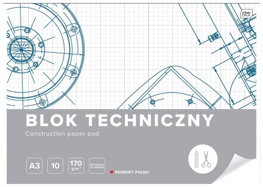 Technický blok A3 BIELY (70012)