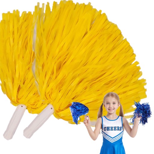 TANEČNÉ BAMULKY CHEERLEADER PRE DIEVČA 2 KUSY