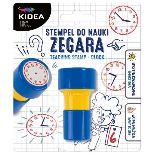 Pečiatky na učenie hodín na hodinách, hodín a minút