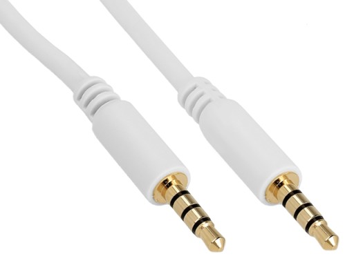 JACK 3,5/4P TRRS kábel zástrčka-zástrčka HQ DELOCK 1m