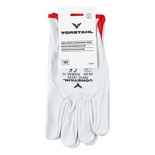 Ochranné kožené rukavice WEISS 9