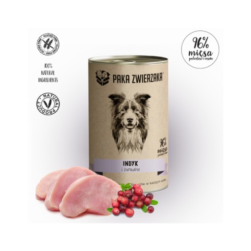 Pet Box Turkey Mokré krmivo pre psov 400g