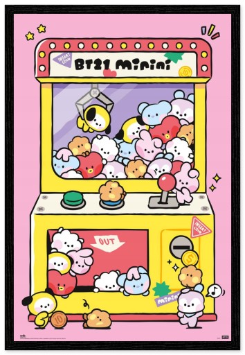 Plagát BT21 Arcade Machine 61x91,5 cm