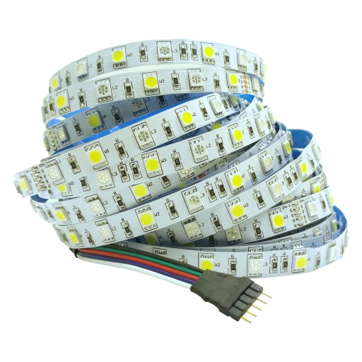 RGBW LED pásik 24V STUDENÁ BIELA 1m PREMIUM 5050 19W/m
